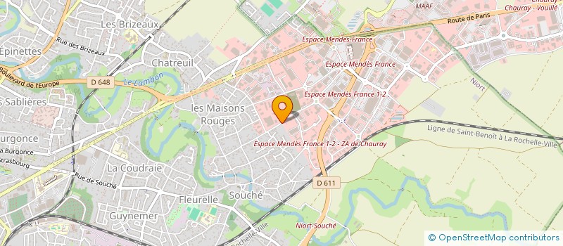 localisation de l'entreprise AUTOMATIC à NIORT