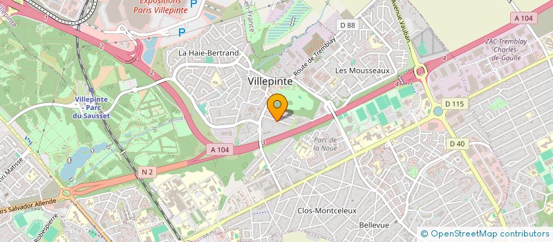 localisation de l'entreprise AUTOMATIC CAFE DISTRIBUTION à VILLEPINTE