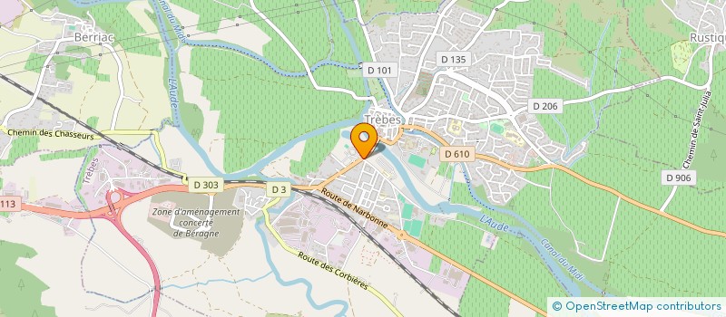 localisation de l'entreprise AUTOMATIC DIFFUSION à TREBES