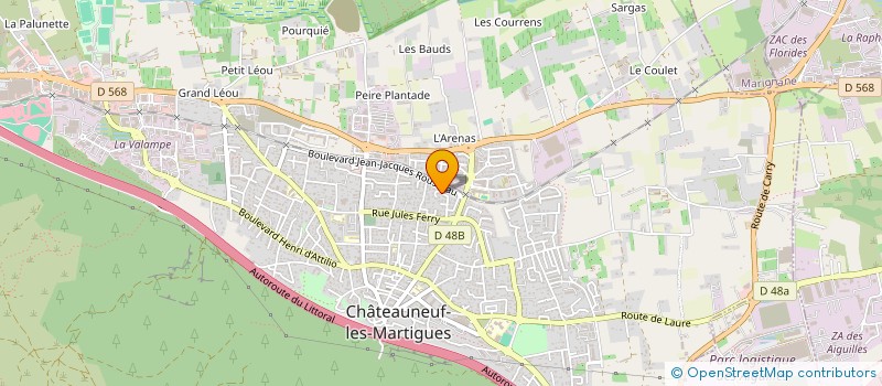 localisation de l'entreprise AUTOMATIC DU SUD à CHATEAUNEUF-LES-MARTIGUES