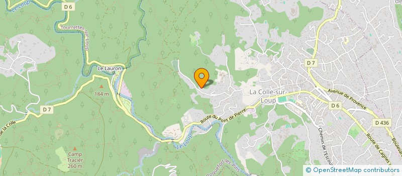 localisation de l'entreprise AUTOMATIC JEUX FRANCE à LA COLLE-SUR-LOUP