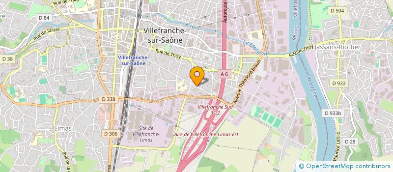 localisation de l'entreprise AUTOMATIC WELDING à VILLEFRANCHE-SUR-SAONE