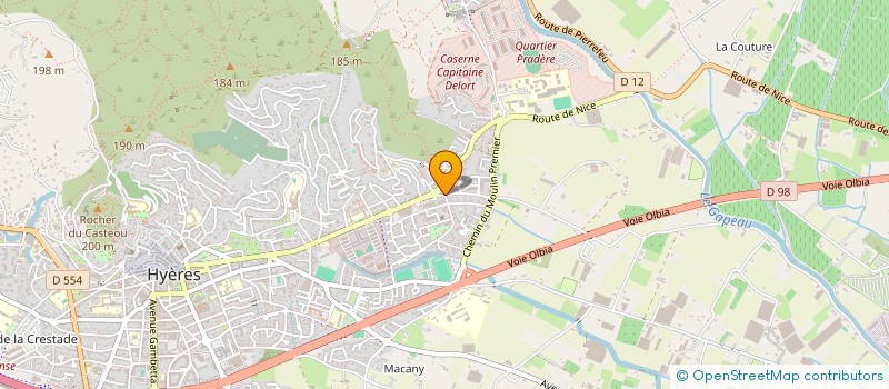 localisation de l'entreprise AUTOMATICO à HYERES