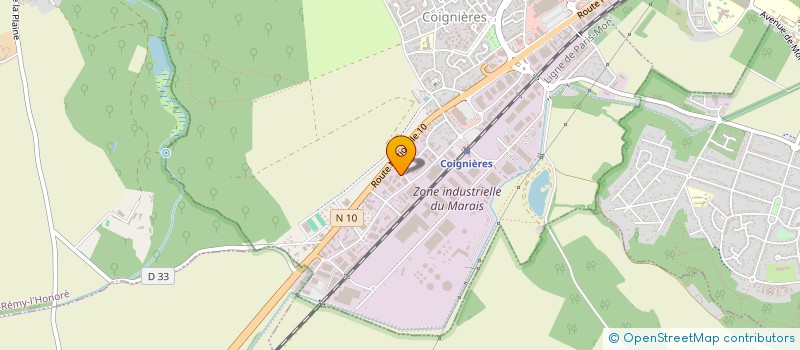 localisation de l'entreprise AUTOMATION 2000 à COIGNIERES