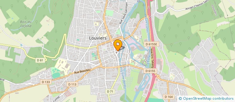 localisation de l'entreprise AUTOMATION CONSTR MECANIQUE à LOUVIERS