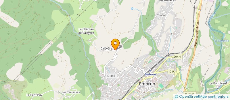 localisation de l'entreprise AUTOMATION DEVELOPPEMENT INGENIERIE à EMBRUN