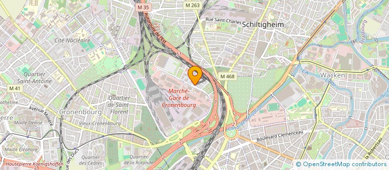 localisation de l'entreprise AUTOMATION ENERGIE SERVICES à STRASBOURG