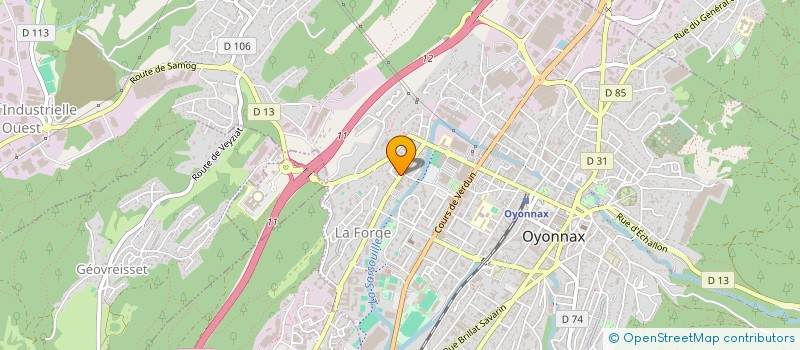 localisation de l'entreprise AUTOMATION EQUIPEMENT SERVICE à OYONNAX