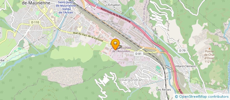 localisation de l'entreprise AUTOMATION INDUSTRIAL EQUIPMENT  SAINT-JEAN-DE-MAURIENNE