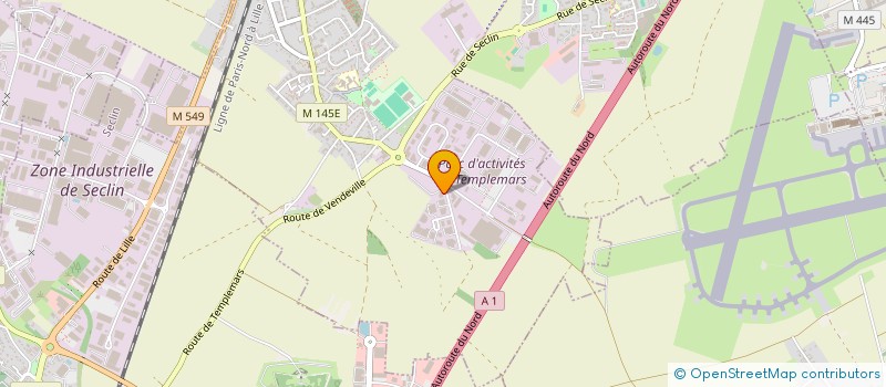 localisation de l'entreprise AUTOMATION & PROCESS INDUSTRIEL  TEMPLEMARS