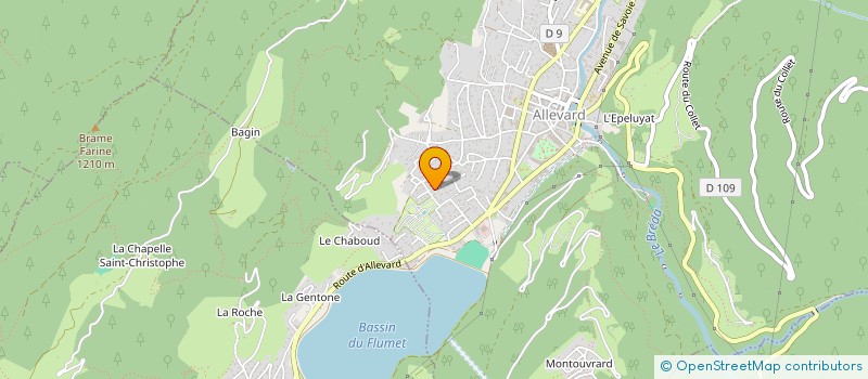 localisation de l'entreprise AUTOMATION ROBOTIC LARGE STRUCTURES  ALLEVARD