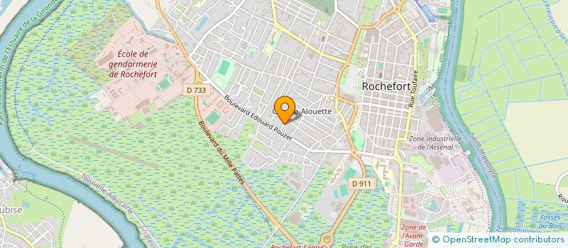 localisation de l'entreprise AUTOMATIQUE DISTRIBUTION CHARENTAISE  ROCHEFORT