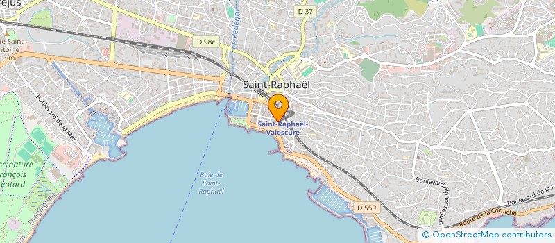 localisation de l'entreprise AUTOMATIQUE LOISIRS DIFFUSION à SAINT-RAPHAEL