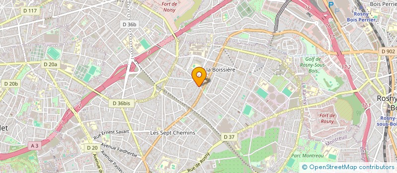 localisation de l'entreprise AUTOMATIQUE POSE SERVICE à MONTREUIL