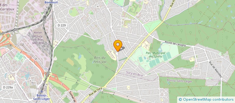 localisation de l'entreprise AUTOMATISME ACCES SYSTEME  SUCY-EN-BRIE