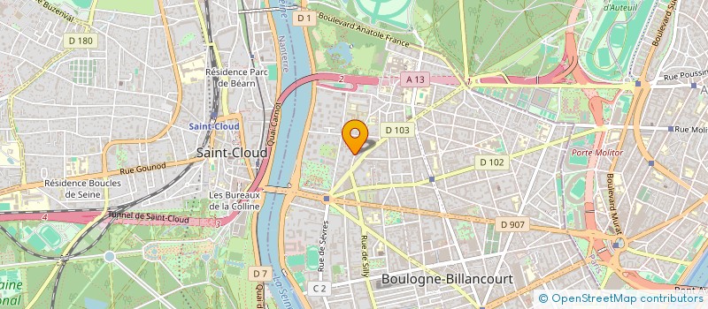 localisation de l'entreprise AUTOMATISME AVANCE DE FRANCE à BOULOGNE-BILLANCOURT