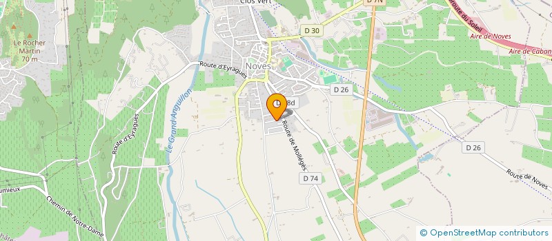 localisation de l'entreprise AUTOMATISME CLIMATISATION ELECTRICITE  NOVES