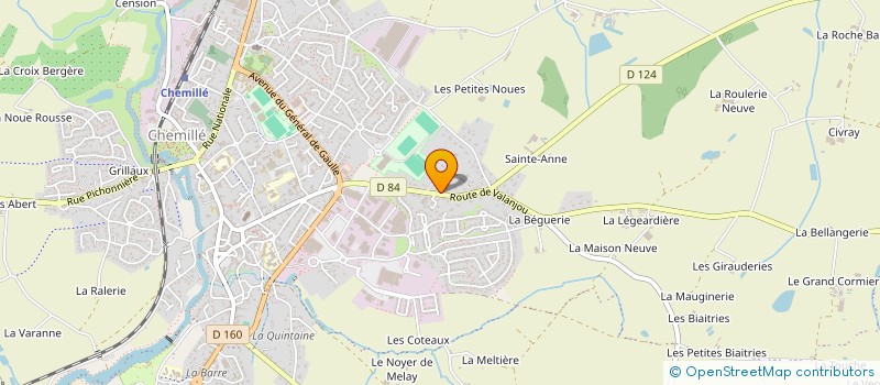 localisation de l'entreprise AUTOMATISME DE L'HYROME à CHEMILLE-EN-ANJOU
