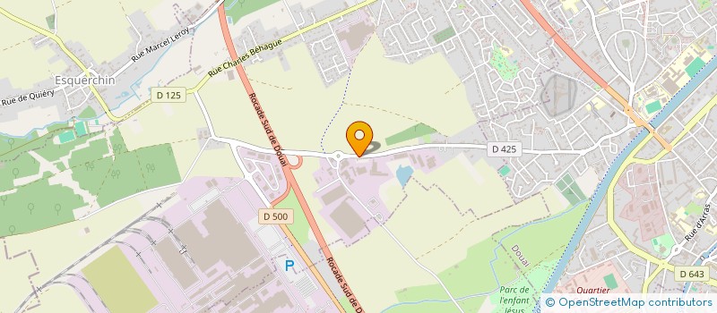 localisation de l'entreprise AUTOMATISME ELECTRICITE INDUSTRIELS NORD à CUINCY