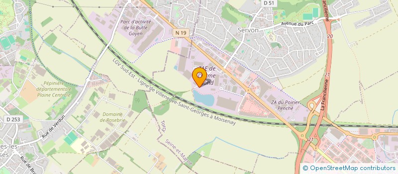 localisation de l'entreprise AUTOMATISME EN ILE DE FRANCE  SERVON