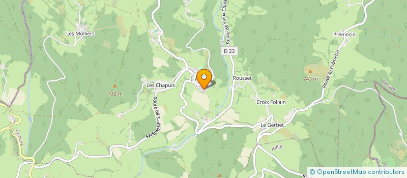 localisation de l'entreprise AUTOMATISME ET FERMETURE DESBOIS  DEUX-GROSNES