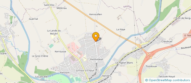 localisation de l'entreprise AUTOMATISME INFORMATIQUE SERVICE 56  PONTIVY