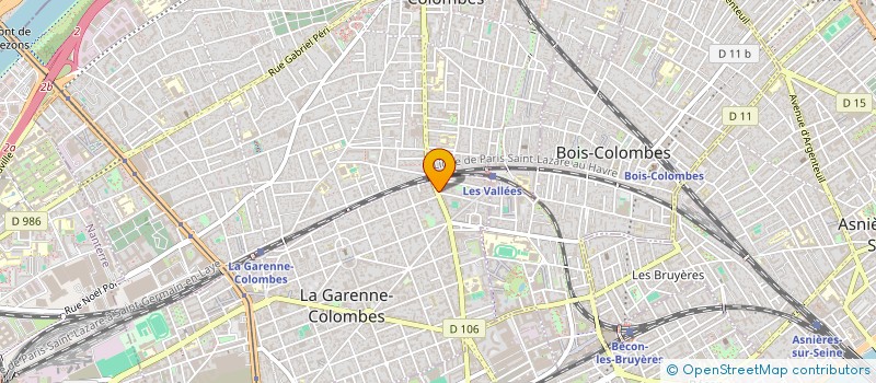 localisation de l'entreprise AUTOMATISME MACONNERIE PORTAIL CLOTURE à LA GARENNE-COLOMBES