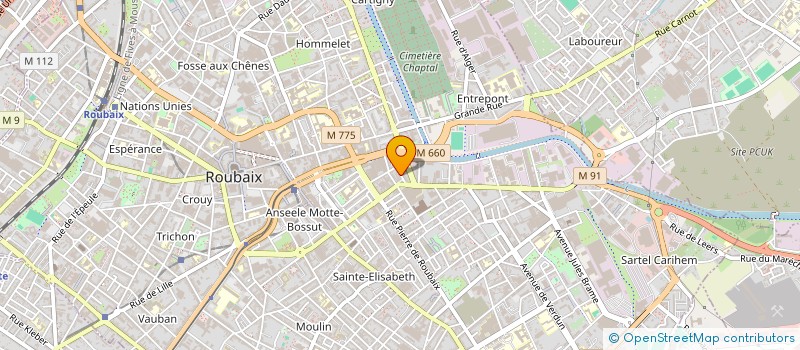 localisation de l'entreprise AUTOMATISME MAINTENANCE ELECTRICITE  ROUBAIX