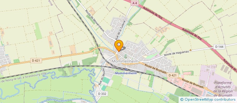 localisation de l'entreprise AUTOMATISME PLUS à MOMMENHEIM
