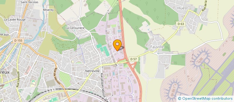 localisation de l'entreprise AUTOMATISME REGUL TECHNOLOGIE AR TECH à EVREUX