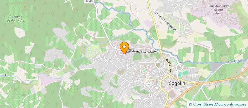 localisation de l'entreprise AUTOMATISME SERVICE DU GOLFE à COGOLIN