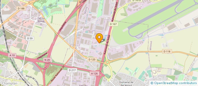 localisation de l'entreprise AUTOMATISMES BATIMENT à CHILLY-MAZARIN