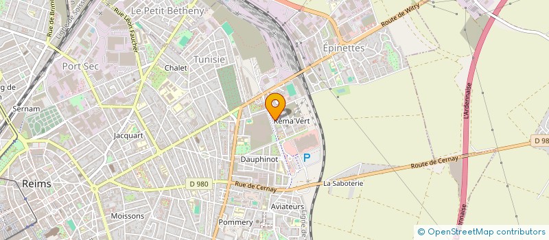localisation de l'entreprise AUTOMATISMES CONCEPT SOLUTIONS à REIMS