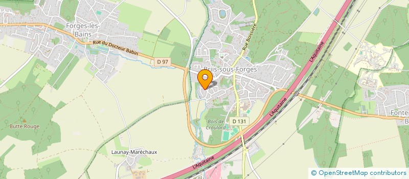 localisation de l'entreprise AUTOMATISMES CONFORT SECURITE à BRIIS-SOUS-FORGES