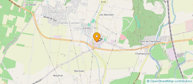 localisation de l'entreprise AUTOMATISMES DE L'HERMITAGE à CHANOS-CURSON