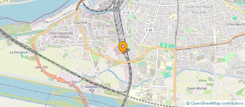 localisation de l'entreprise AUTOMATISMES DELTA SECURITE  AVIGNON