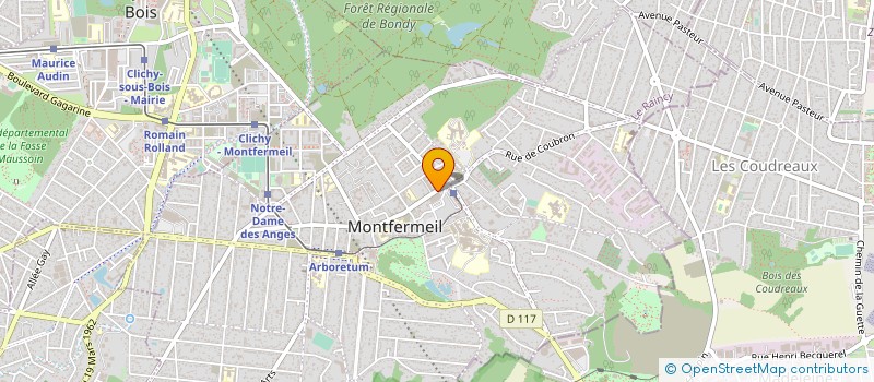 localisation de l'entreprise AUTOMATISMES ELECTRIC PRESTATION SERVICE à MONTFERMEIL