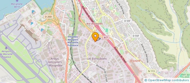 localisation de l'entreprise AUTOMATISMES ET ELECTRICITE DE PROVENCE - AEP à VITROLLES