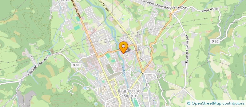 localisation de l'entreprise AUTOMATISMES ET FERMETURES DE BIGORRE  BAGNERES-DE-BIGORRE