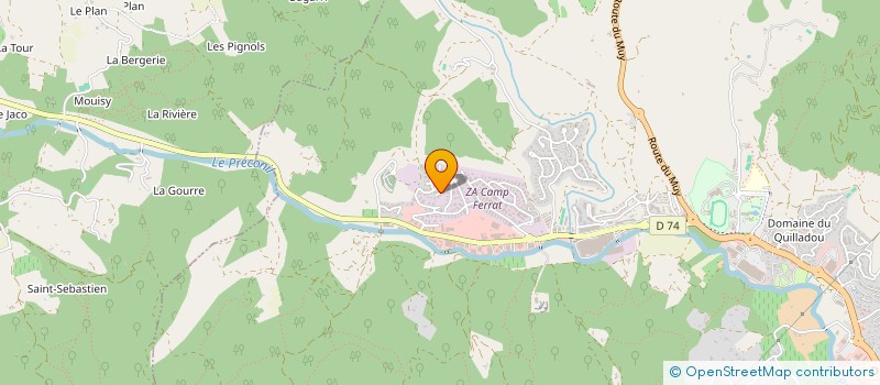 localisation de l'entreprise AUTOMATISMES ET FERMETURES DU BATIMENT à SAINTE-MAXIME