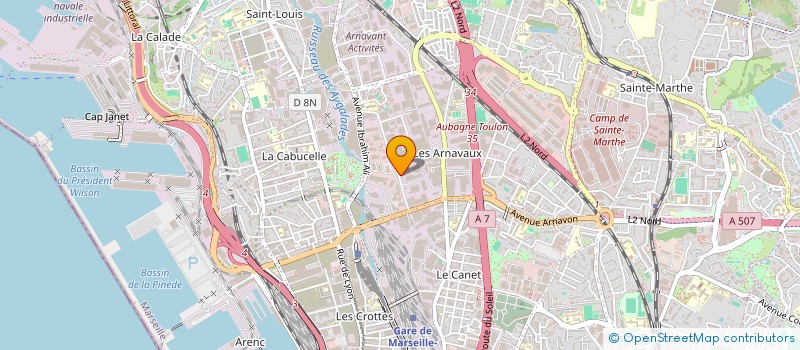 localisation de l'entreprise AUTOMATISMES ET TECHNIQUES ELECTRIQUES à MARSEILLE