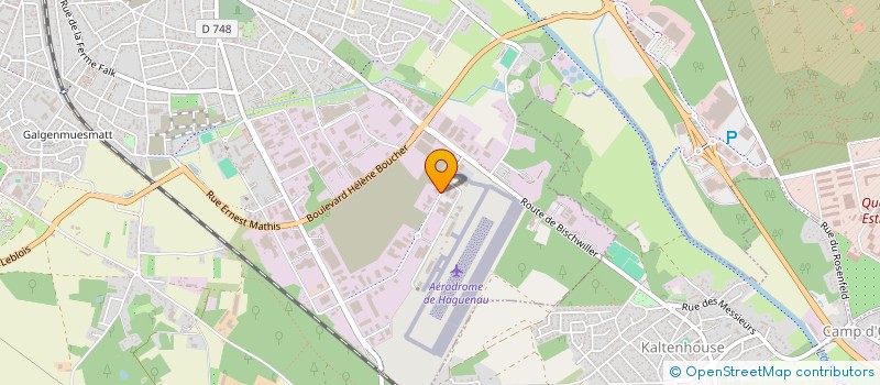 localisation de l'entreprise AUTOMATISMES ET TECHNIQUES INDUSTRIELLES à HAGUENAU