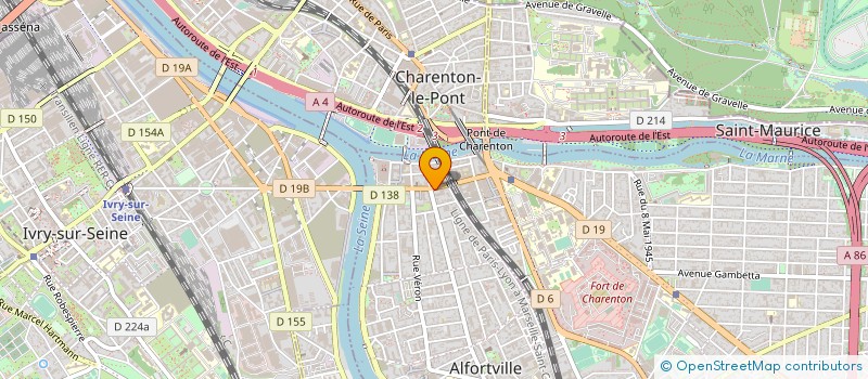 localisation de l'entreprise AUTOMATISMES EUROPEENS à ALFORTVILLE