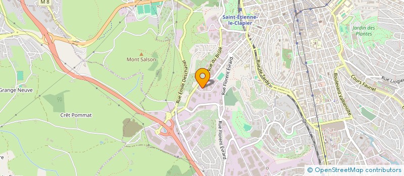 localisation de l'entreprise AUTOMATISMES FERMETURES ACCES à SAINT-ETIENNE