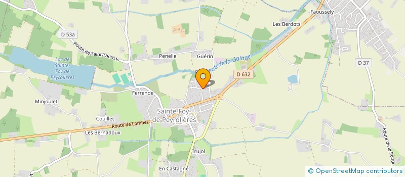 localisation de l'entreprise AUTOMATISMES LAFONT  SAINTE-FOY-DE-PEYROLIERES