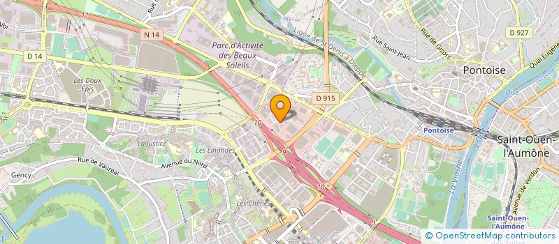 localisation de l'entreprise AUTOMATISMES MACHINES SPECIALES à PONTOISE