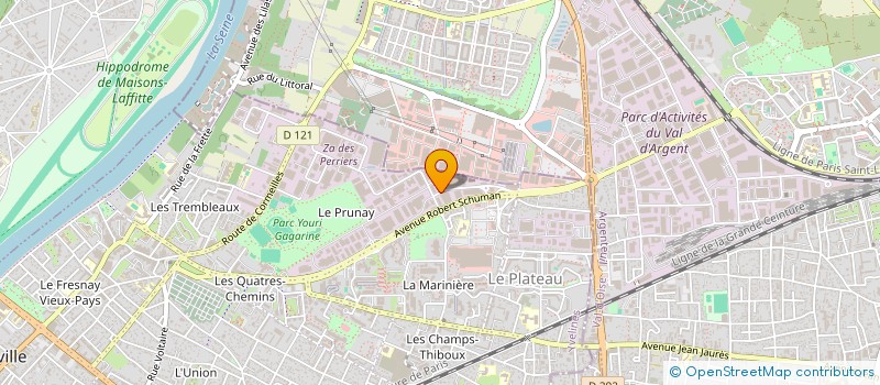 localisation de l'entreprise AUTOMATISMES MAINTENANCE GROUPES ELECTROGENES à SARTROUVILLE