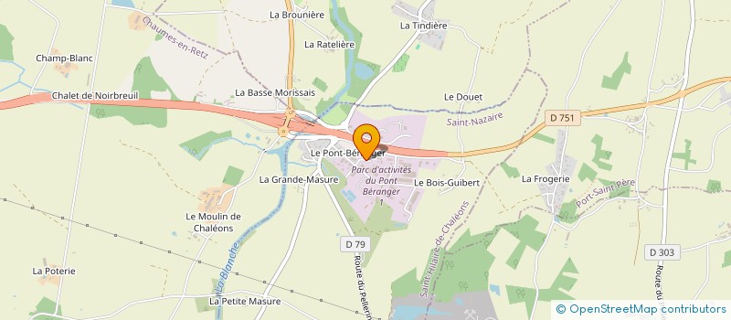 localisation de l'entreprise AUTOMATISMES PLASTIQUE INDUSTRIES SARL à SAINT-HILAIRE-DE-CHALEONS