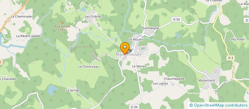 localisation de l'entreprise AUTOMATISMES SERVICES ENERGIES ET FERMETURES à MAISONNISSES