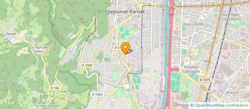 localisation de l'entreprise AUTOMATISMES SERVICES ET SYSTEMES à SEYSSINET-PARISET